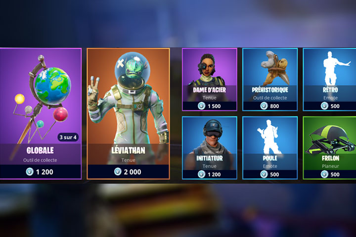 Boutique Fortnite 30 mai